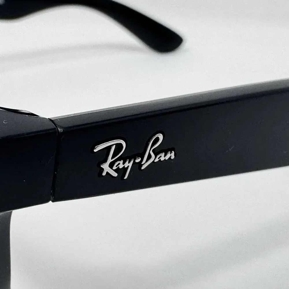 Ray-Ban RB2132 New Wayfarer 901 Black Sunglass Frames 52-18-145 Italy Authentic